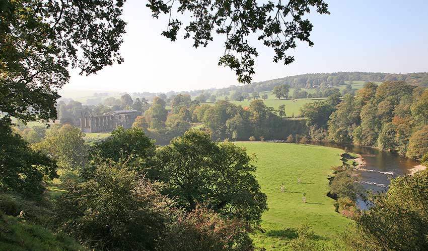 River valleys and hills await walkers at the Yorkshire Dales